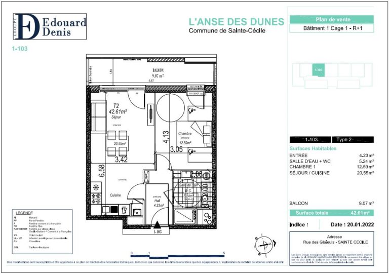 plan appart
